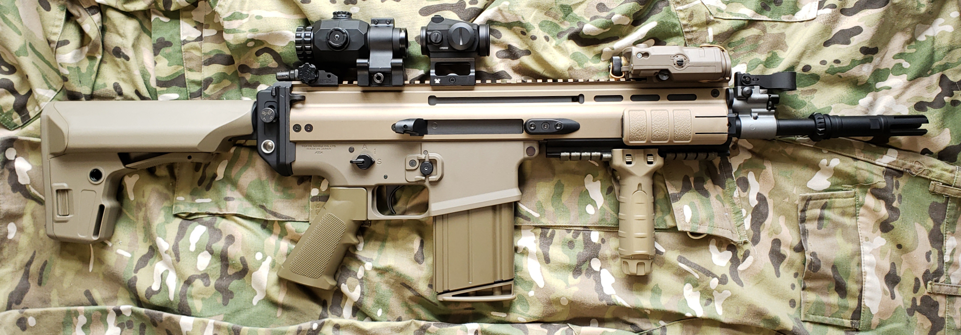 東京マルイ SCAR-HとSightmark マグニファイア TX-3